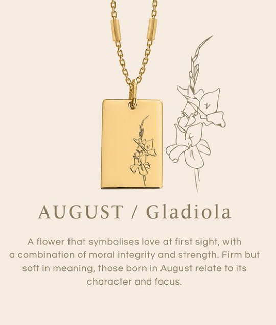 August's Birth Flower - The Gladiola