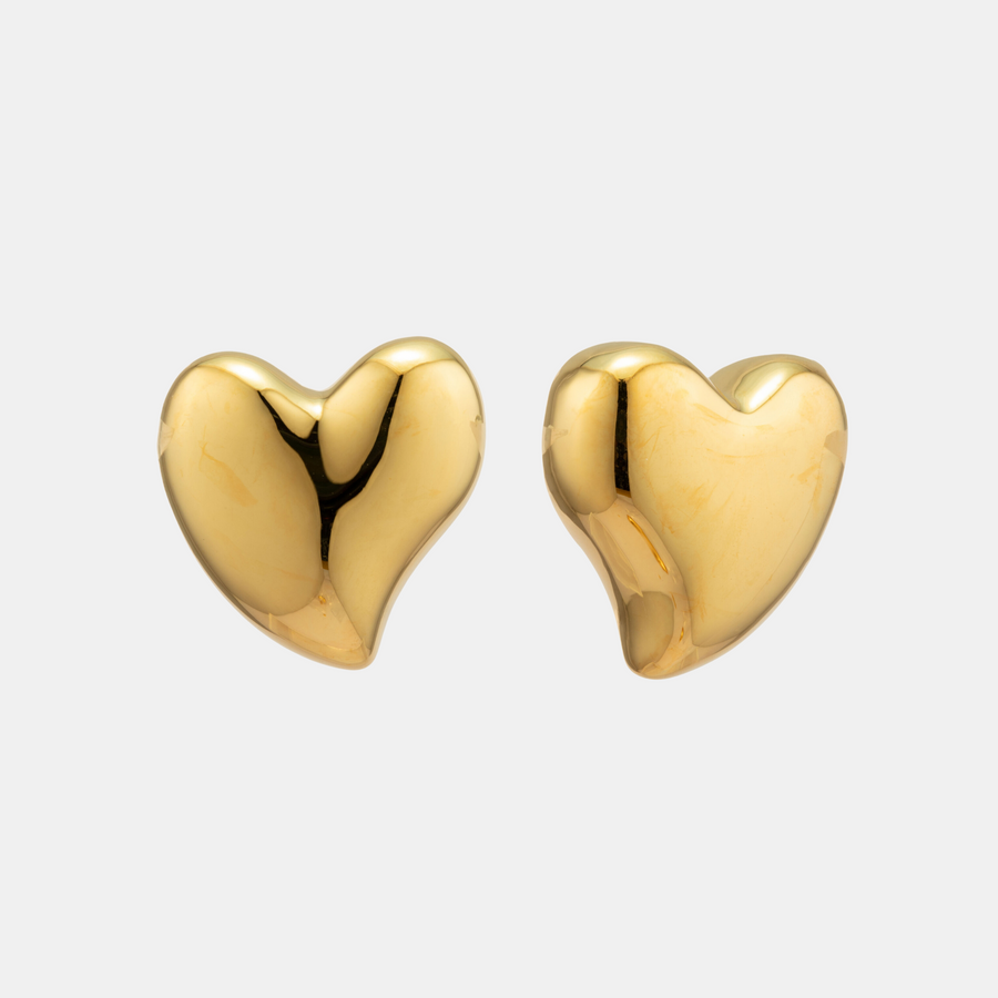 Allure Maxi Heart Studs