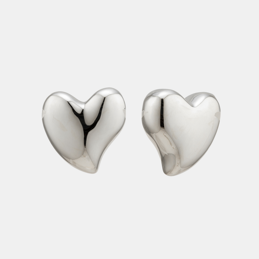 Allure Maxi Heart Studs