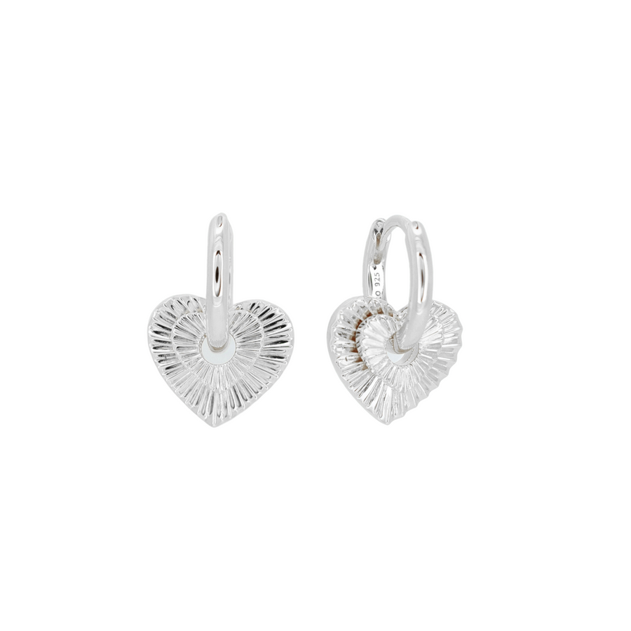 Juliet Double Heart Charm Earrings