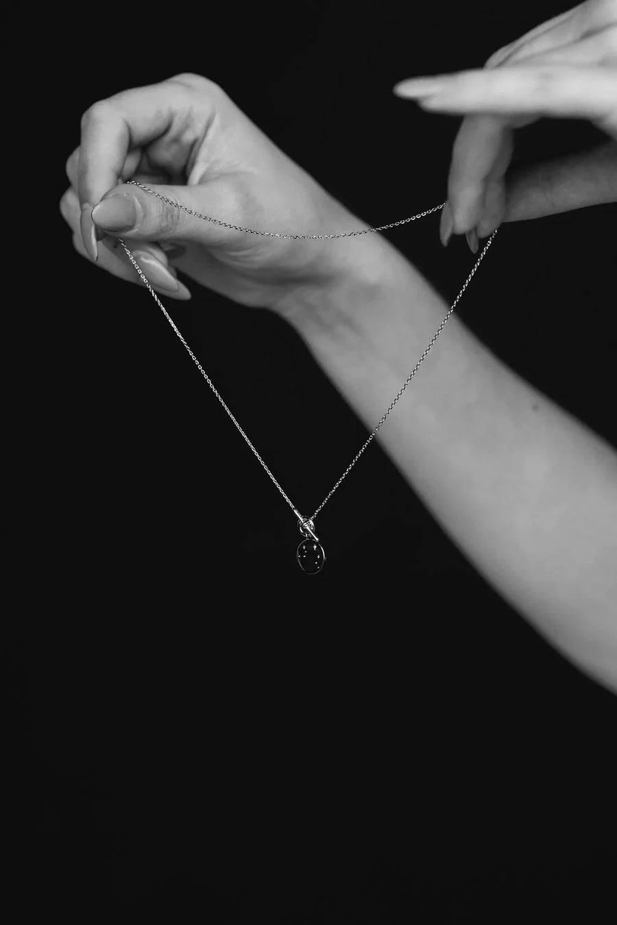 Interstellar Zodiac Constellation Necklace - Sterling Silver